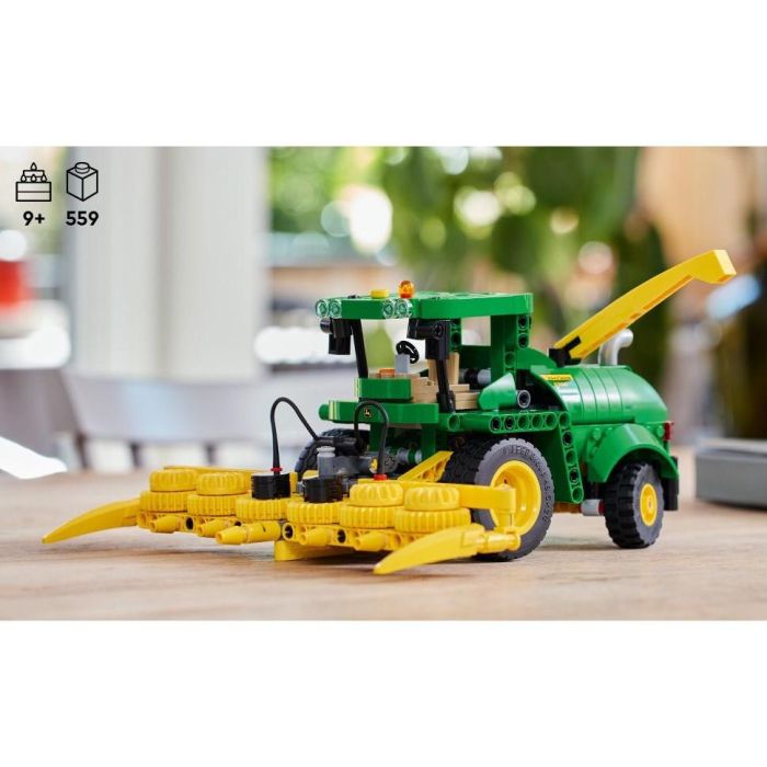 LEGO Technic 42168 John Deere 9700 Forage Harvester con dirección trasera y cabezales para maíz, juguete construcción +9 años 7