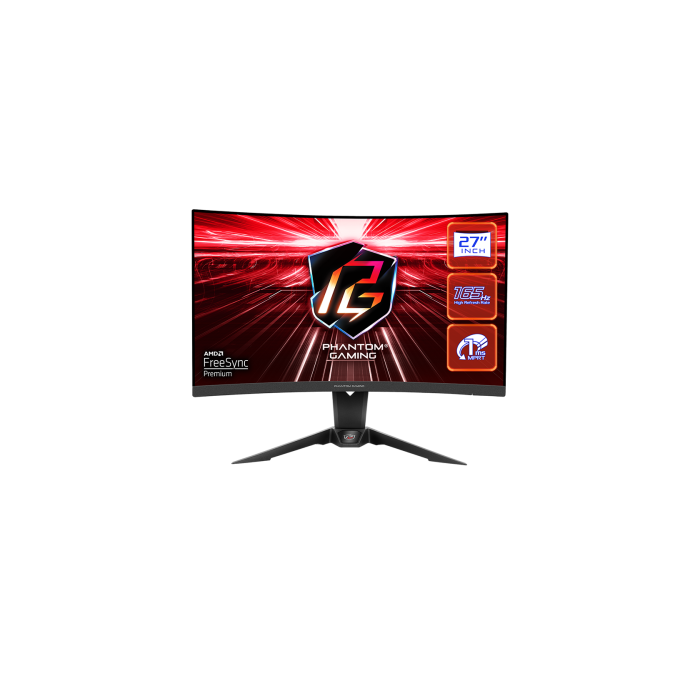 ASRock Monitor PG27Q15R2A 27" Curvo, WQHD 2560x1440, 165Hz, 1ms, VA, HDR400, FreeSync Premium, Altavoces, Negro 0 ASRock Monitor PG27Q15R2A 27" Curvo, WQHD 2560x1440, 165Hz, 1ms, VA, HDR400, FreeSync Premium, Altavoces, Negro 0