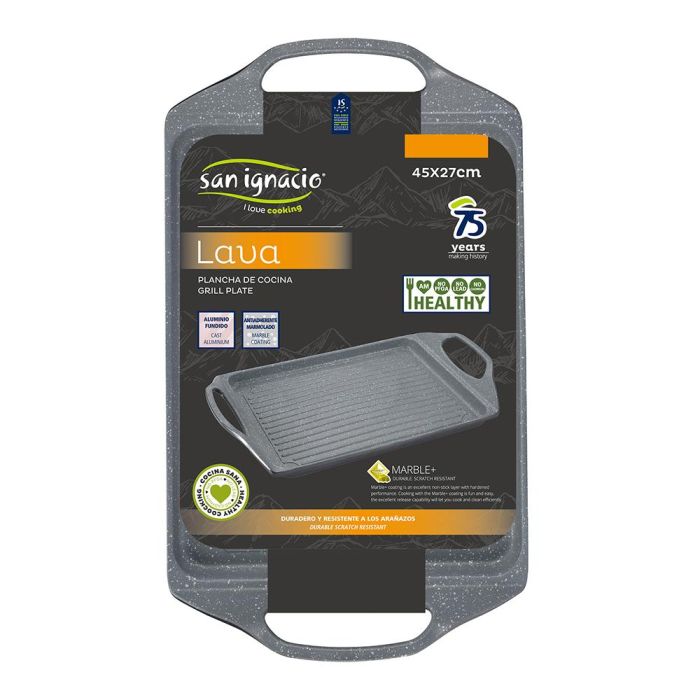 Asador 45x27cm aluminio fundido inducción lava san ignacio 2 Asador 45x27cm aluminio fundido inducción lava san ignacio 2