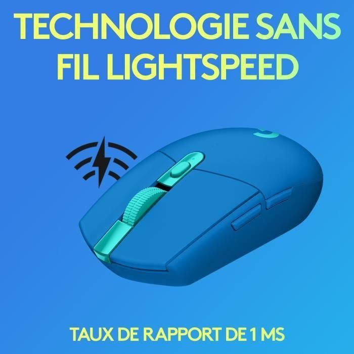 Logitech G G305 Ratón Inalámbrico para Juegos LIGHTSPEED, Batería 250h, Azul 2 Logitech G G305 Ratón Inalámbrico para Juegos LIGHTSPEED, Batería 250h, Azul 2