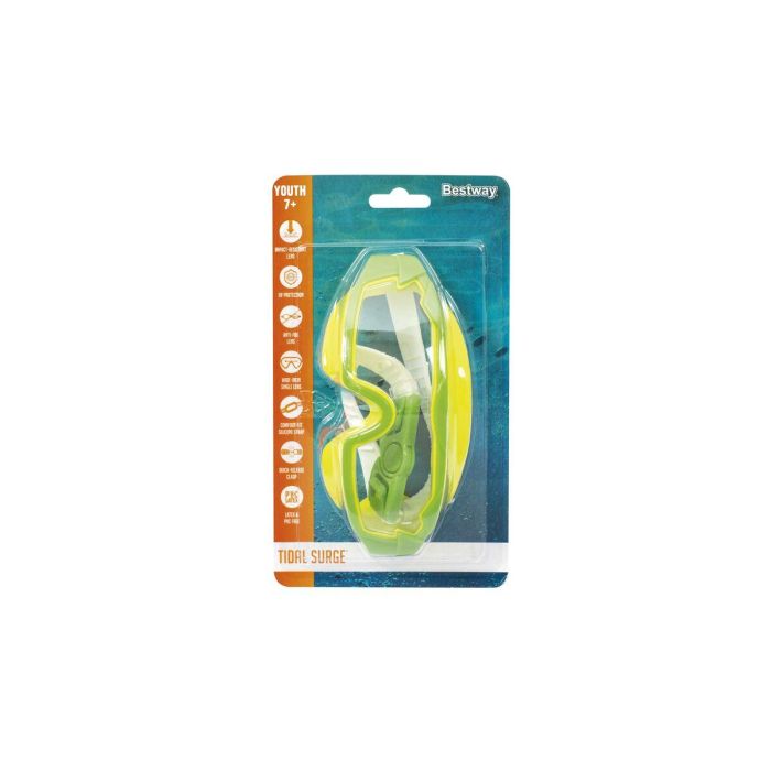 Bestway Mascara Buceo Junior Correa Silicona Color Surtido Antivaho +7 Años Playa y Piscina 21179 3
