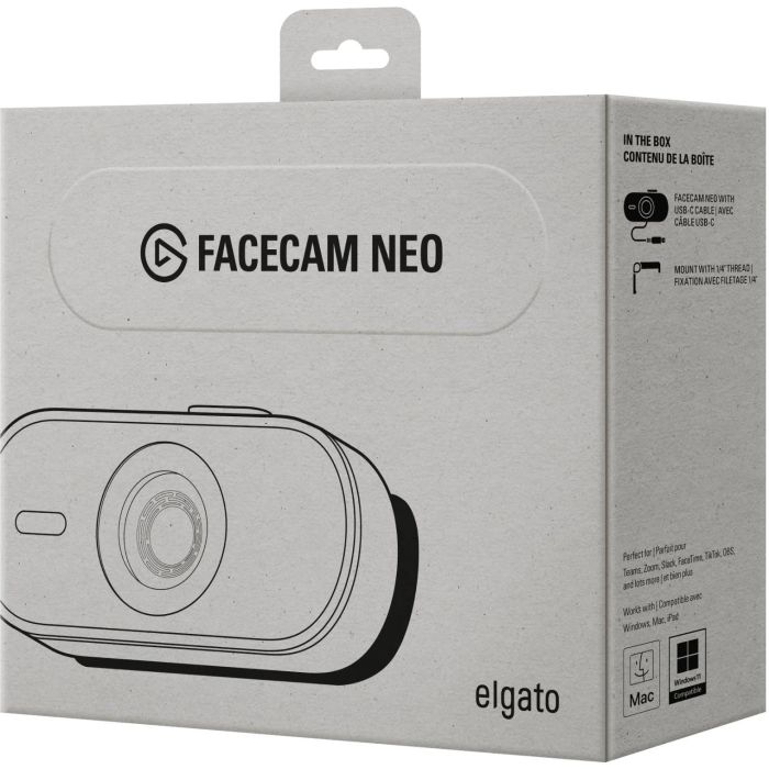 Elgato Facecam Neo Webcam Full HD 1080p 60fps con Autoenfoque para Streaming y Videollamadas 9 Elgato Facecam Neo Webcam Full HD 1080p 60fps con Autoenfoque para Streaming y Videollamadas 9