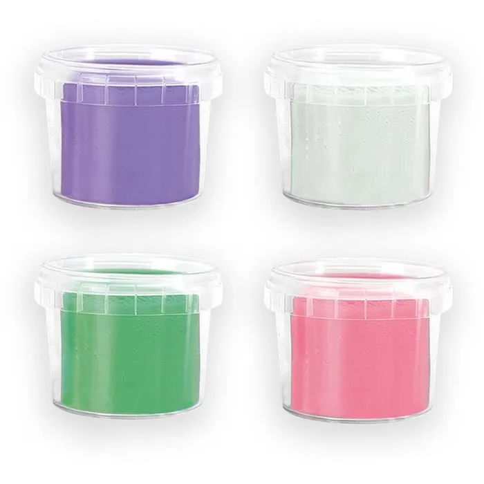 Ses Creative Plastilina Siéntete bien - Relájate (4x90gr) Vegana Lavable Flexible 3