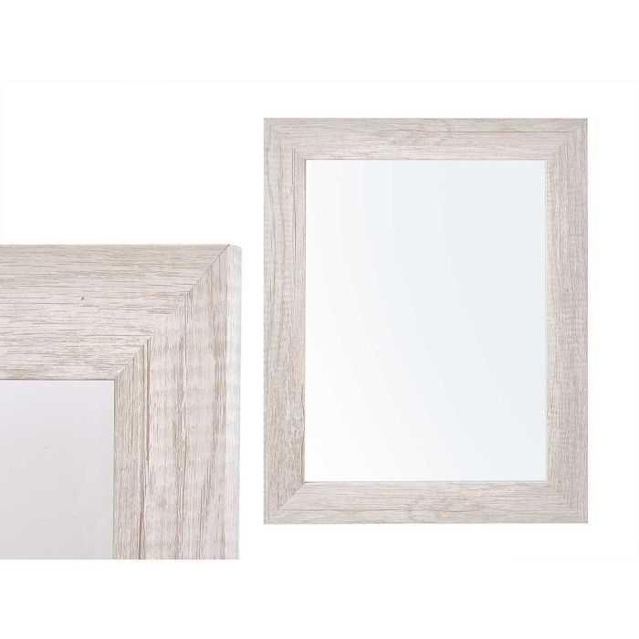 Giftdecor Espejo con marco gris natural de madera MDF y vidrio 38x48 cm (6 Unidades) 1 Giftdecor Espejo con marco gris natural de madera MDF y vidrio 38x48 cm (6 Unidades) 1