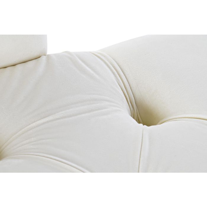 Chaiselongue Glam DKD Home Decor Crema Natural 55 x 77 x 119 cm 4 Chaiselongue Glam DKD Home Decor Crema Natural 55 x 77 x 119 cm 4