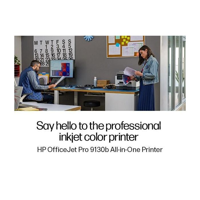 HP OfficeJet Pro 9130b All-in-One Printer Inyección de tinta térmica A4 4800 x 1200 DPI 25 ppm Wifi 15 HP OfficeJet Pro 9130b All-in-One Printer Inyección de tinta térmica A4 4800 x 1200 DPI 25 ppm Wifi 15