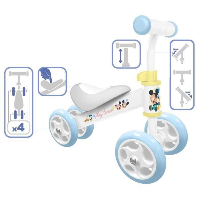 Disney BB183250 Correpasillos Mi Primera Bicicleta Sin Pedales 4