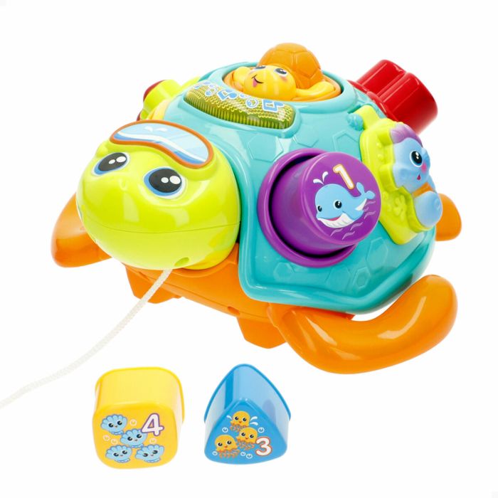 Juguete de arrastre Winfun 23 x 12 x 23 cm Tortuga Multicolor (2 Unidades) 6 Juguete de arrastre Winfun 23 x 12 x 23 cm Tortuga Multicolor (2 Unidades) 6
