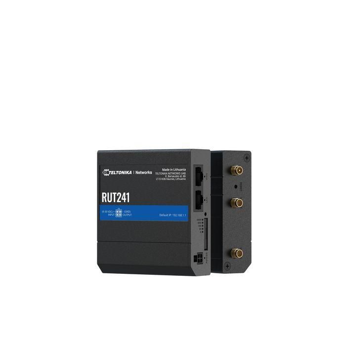 Teltonika RUT241 Router Industrial LTE WiFi Móvil Negro Montaje Carril DIN Ethernet Rápido 7 Teltonika RUT241 Router Industrial LTE WiFi Móvil Negro Montaje Carril DIN Ethernet Rápido 7