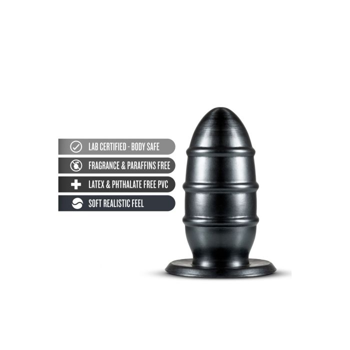 Plug Anal Blush Jet Negro (8,9 cm) 6