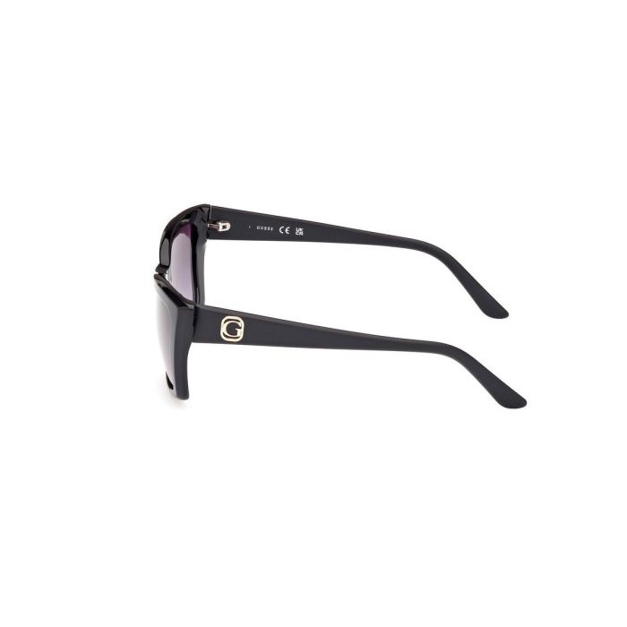 Guess Gafas GU00098 01B Gafas de Sol Mujer Forma Cat-eye de Lujo Montura Negro Brillante Cristales Gris Humo Degradado 55 mm 1 Guess Gafas GU00098 01B Gafas de Sol Mujer Forma Cat-eye de Lujo Montura Negro Brillante Cristales Gris Humo Degradado 55 mm 1