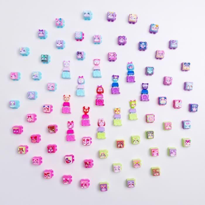 Clickeez - GOLIATH - Llavero Deluxe - Llaves Coleccionables - 1 cubo clickeez + 4 clickeez + 3 dijes - Edades 6+ 4 Clickeez - GOLIATH - Llavero Deluxe - Llaves Coleccionables - 1 cubo clickeez + 4 clickeez + 3 dijes - Edades 6+ 4