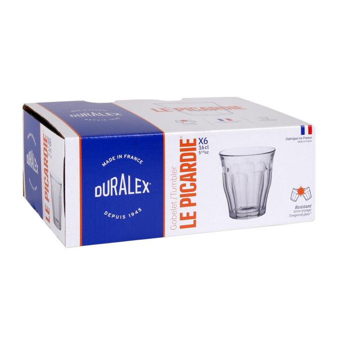 Duralex Set 6 Vasos Transparentes 16Cl Picardie (12 Cajas) 6 Duralex Set 6 Vasos Transparentes 16Cl Picardie (12 Cajas) 6
