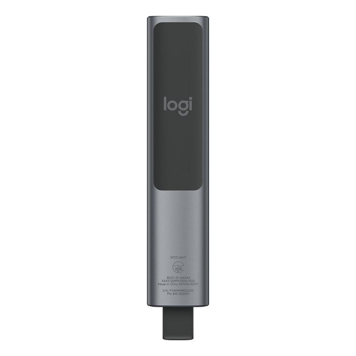 Logitech Presentador Inalámbrico Spotlight Plus BT, Bluetooth/RF, USB, Alcance 30m, Color Gris 2