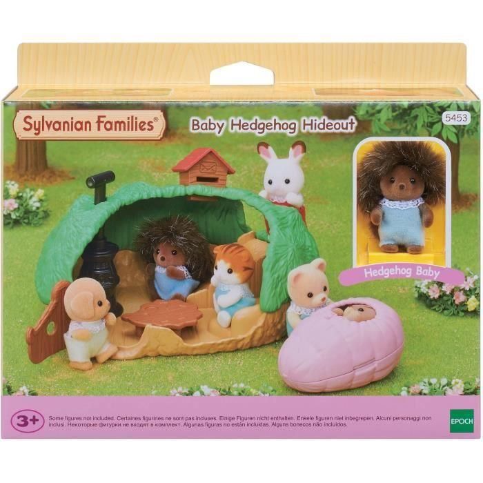 Sylvanian Families 5453 El Escondite del Bebé: Refugio secreto de Bilberry el erizo con saco de dormir, mesa y estufa 0 Sylvanian Families 5453 El Escondite del Bebé: Refugio secreto de Bilberry el erizo con saco de dormir, mesa y estufa 0