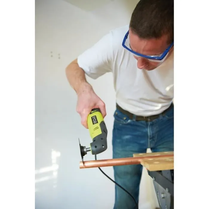 Ryobi Herramienta Multifunción con Cable 200W - Serrar, Cortar, Lijar, Pelar - Versátil 2