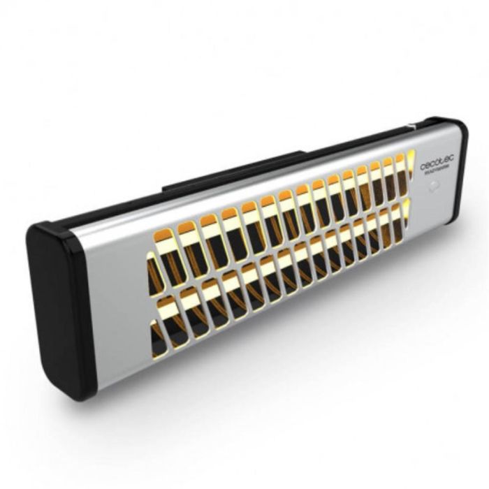 Cecotec 05323 Calefactor Eléctrico de Cuarzo, 1200 W, Negro/Acero Inoxidable, para Interior 2