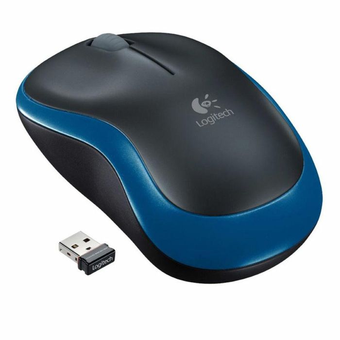 Ratón Inalámbrico Logitech M185/ Hasta 1000 DPI/ Azul 1