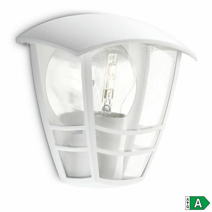 Philips Aplique de Exterior Creek Blanco Aluminio H19,5cm con difusor de Policarbonato 1 Philips Aplique de Exterior Creek Blanco Aluminio H19,5cm con difusor de Policarbonato 1