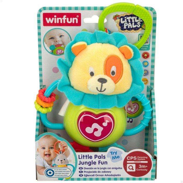 Peluche Sonajero Winfun 14 x 19 x 6,5 cm (6 Unidades) 1 Peluche Sonajero Winfun 14 x 19 x 6,5 cm (6 Unidades) 1
