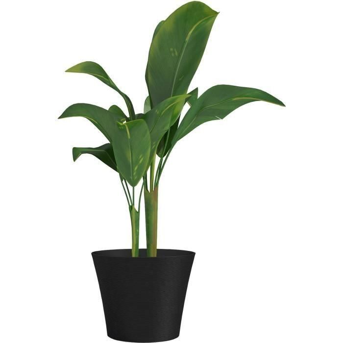 Maceta - GARDEN ID - Green Care Sense Negro-Antracita - 40 x 34 cm - 10 años de garantía - 100% reciclado - Resistencia a los rayos UV y a las heladas 2 Maceta - GARDEN ID - Green Care Sense Negro-Antracita - 40 x 34 cm - 10 años de garantía - 100% reciclado - Resistencia a los rayos UV y a las heladas 2