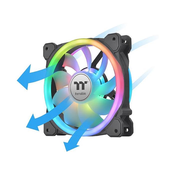 Thermaltake SWAFAN 14 RGB Ventilador 140mm Radiador Negro TT Premium Edition 3 Pack 2