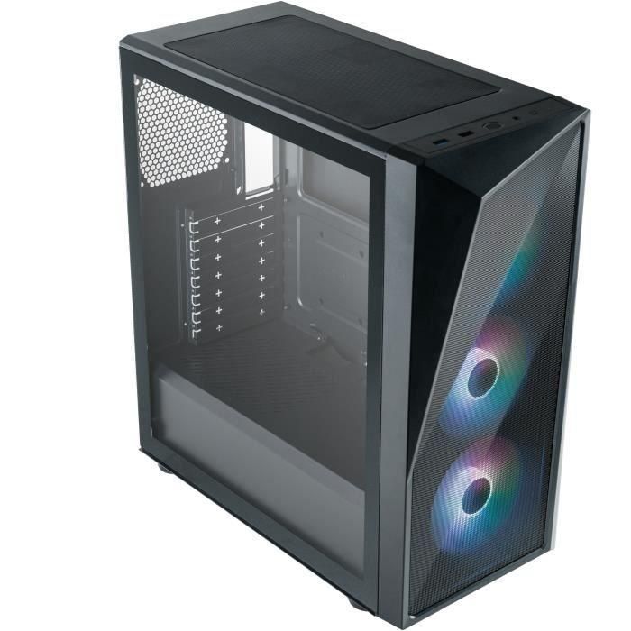 Cooler Master CMP 520 CP520-KGNN-S00 Midi Tower Negro con 3 Ventiladores 120mm, Vidrio Templado, Compatible con ATX 2