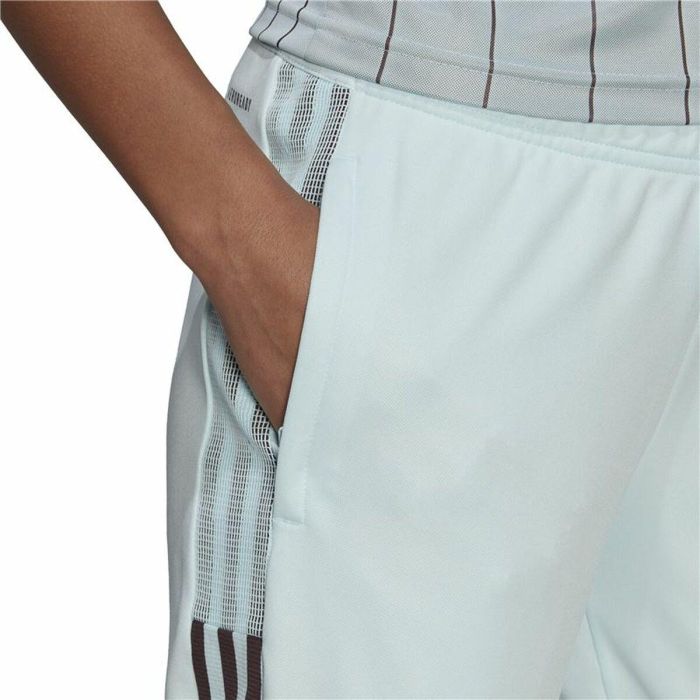 Pantalón Largo Deportivo Adidas Tiro Tk Mujer Cian XS 2