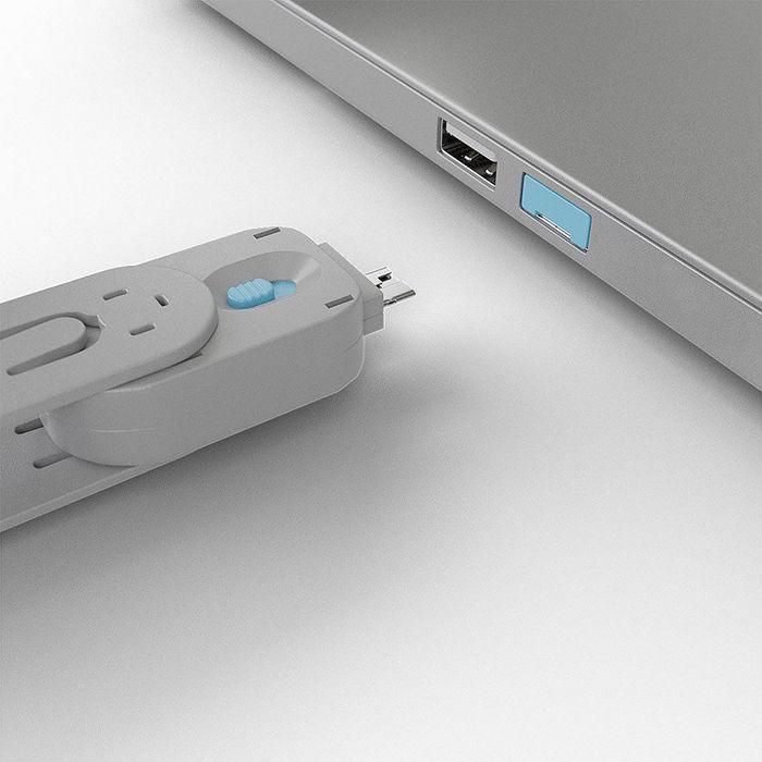 Lindy USB Port Blocker - Pack 4, Colour Code: Blue 3 Lindy USB Port Blocker - Pack 4, Colour Code: Blue 3