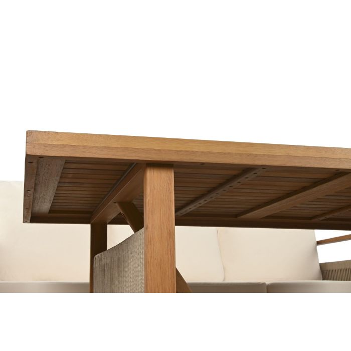 Sofa Terraza Y Jardin DKD Home Decor Marron Blanco 72 x 80 x 182 cm Set de 4 8 Sofa Terraza Y Jardin DKD Home Decor Marron Blanco 72 x 80 x 182 cm Set de 4 8