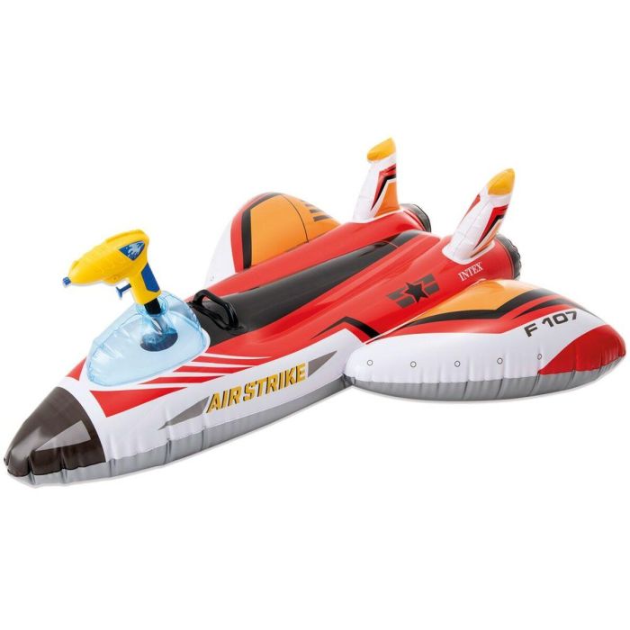 Colchoneta Hinchable Intex Pistola de Agua Avión 117 x 117 cm (6 Unidades) 6