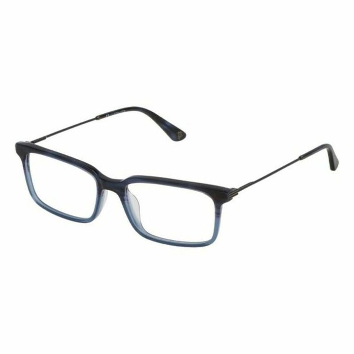 Montura de Gafas Hombre Police VPL6875209QW Azul Ø 52 mm Montura de Gafas Hombre Police VPL6875209QW Azul Ø 52 mm