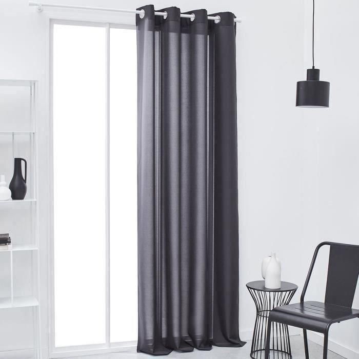 Today TOD3574643560032 Cortina con Ojales Hoy Esencial 140x240 cm Carbón 4