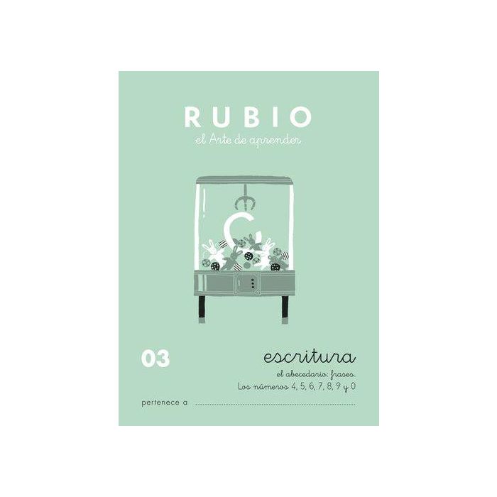 Cuaderno Rubio A5 Escritura Nº 03 (+4 Años) (Set de 10)