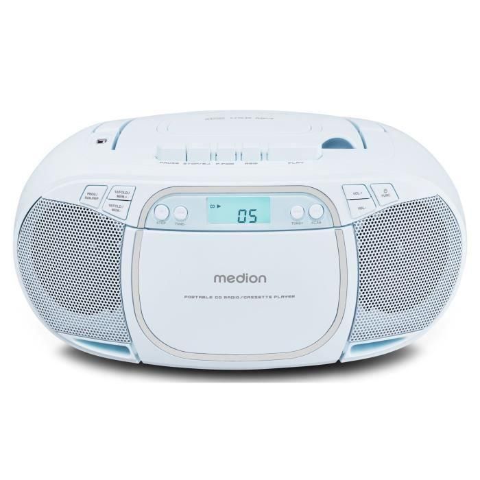 Medion MED4061275227482 Radio CD FM 2x2.2W RMS Azul
