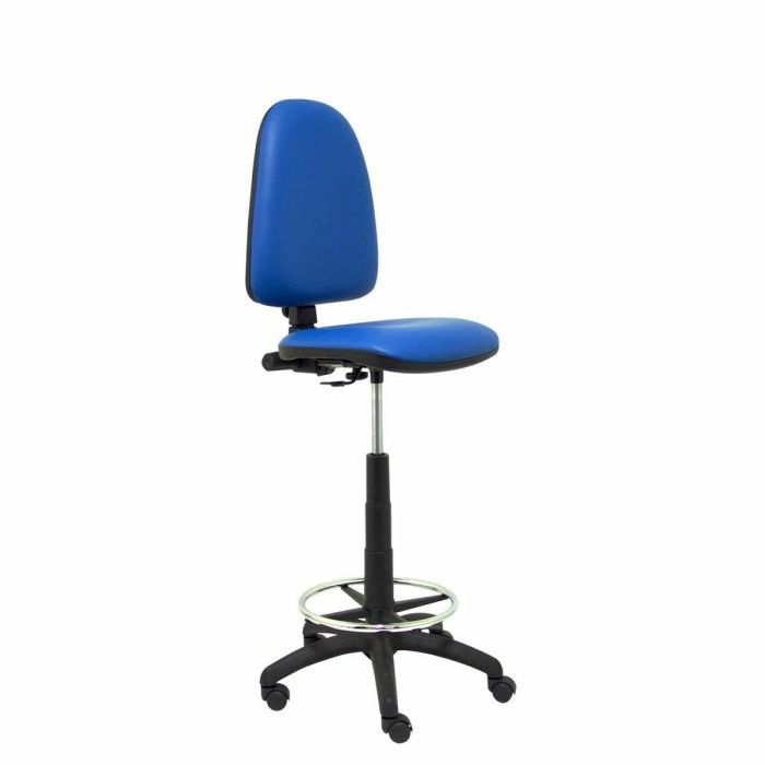 PIQUERAS Y CRESPO Taburete Aýna similpiel azul PIQUERAS Y CRESPO Taburete Aýna similpiel azul