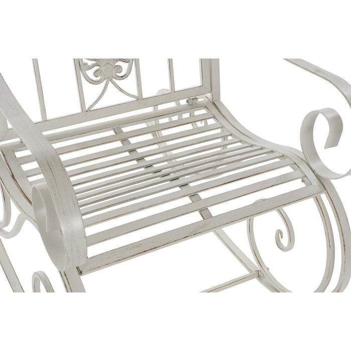 Mecedora DKD Home Decor Metal Aluminio Blanco (63 x 89 x 92 cm) 5 Mecedora DKD Home Decor Metal Aluminio Blanco (63 x 89 x 92 cm) 5