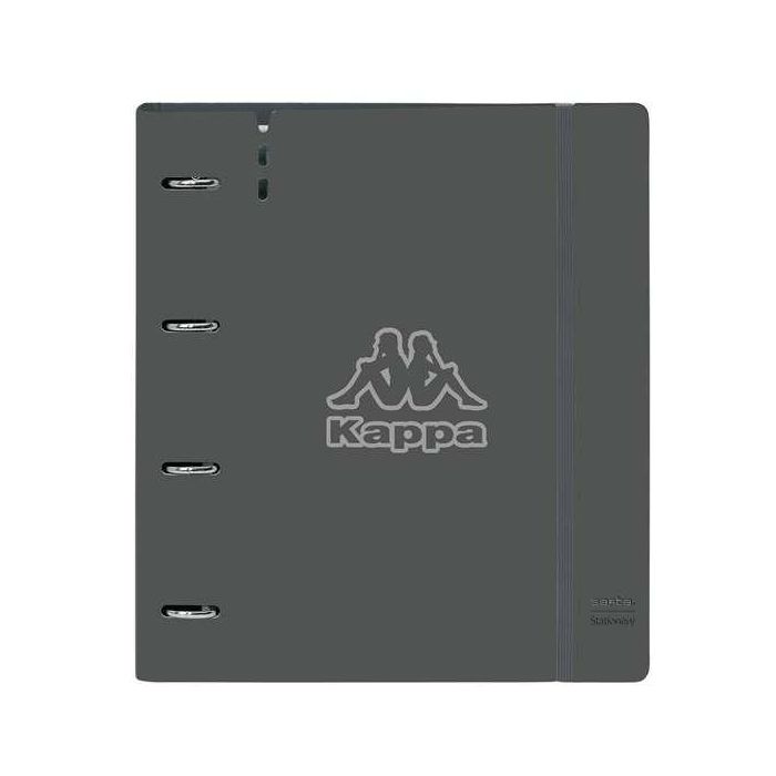 Carpeta de anillas Kappa Dark Negro 27 X 32 X 4 cm 0 Carpeta de anillas Kappa Dark Negro 27 X 32 X 4 cm 0
