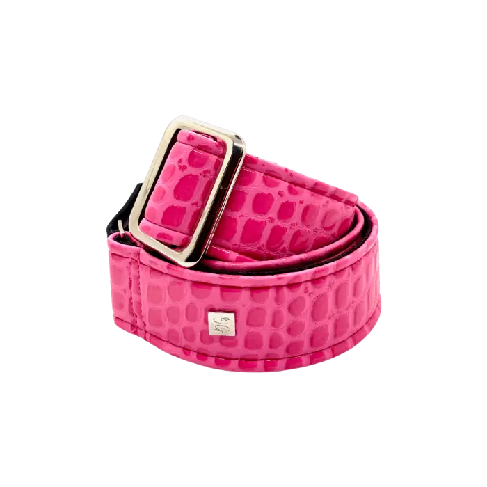 GETM Correa Guitarra Bajo Aussie Gator Bubble Pink 1
