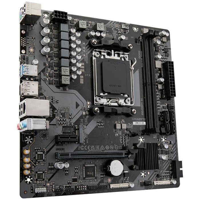 Gigabyte Placa base AM5 A620M H - Chipset AMD A620, Zócalo AM5, Soporta CPUs AMD Ryzen 8000 y 7000, DDR5 2 Gigabyte Placa base AM5 A620M H - Chipset AMD A620, Zócalo AM5, Soporta CPUs AMD Ryzen 8000 y 7000, DDR5 2