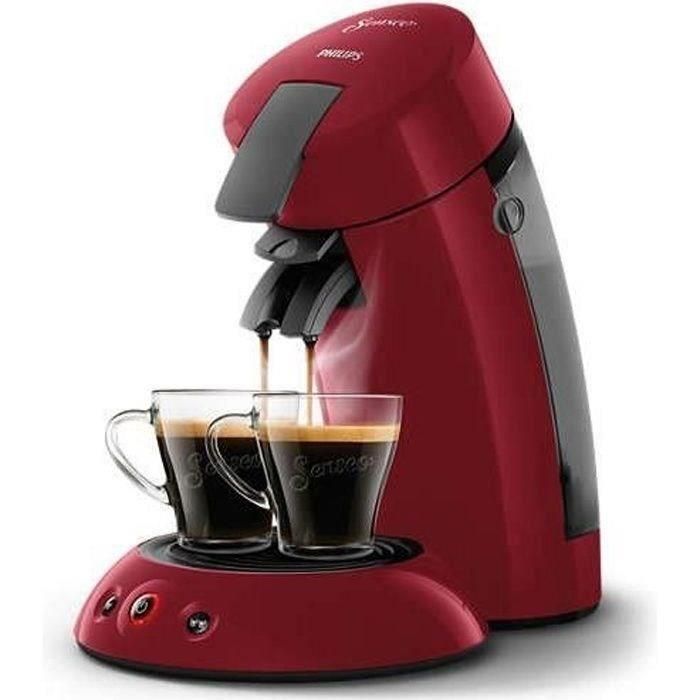 Philips HD6553/81 SENSEO ORIGINAL cafetera en cápsulas, Aroma Booster, Crema Pus, 1 o 2 tazas, Rojo Philips HD6553/81 SENSEO ORIGINAL cafetera en cápsulas, Aroma Booster, Crema Pus, 1 o 2 tazas, Rojo