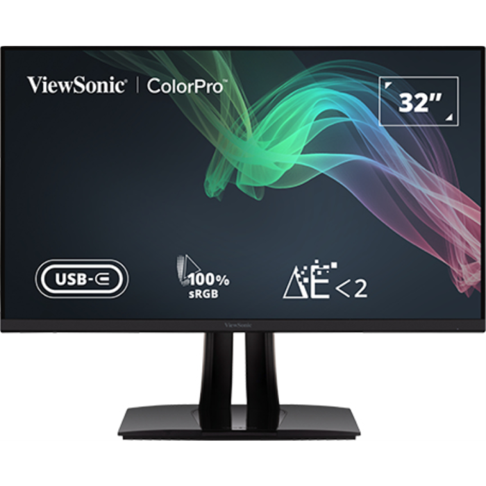 ViewSonic VP3256-4K Monitor 32" 4K Ultra HD IPS para Profesionales | sRGB Pantone, Delta E < 2, USB-C Ergonómico Negro ViewSonic VP3256-4K Monitor 32" 4K Ultra HD IPS para Profesionales | sRGB Pantone, Delta E < 2, USB-C Ergonómico Negro