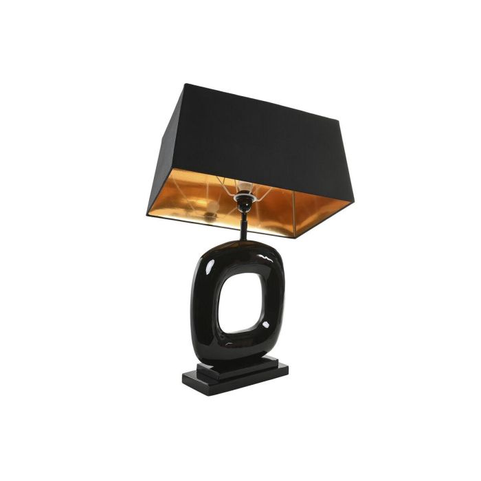 DKD Home Decor 1c25 Lámpara de Sobremesa Acero Patinado Negra E27 50W con Plafón Poliéster, 83x50x30 cm 5 DKD Home Decor 1c25 Lámpara de Sobremesa Acero Patinado Negra E27 50W con Plafón Poliéster, 83x50x30 cm 5