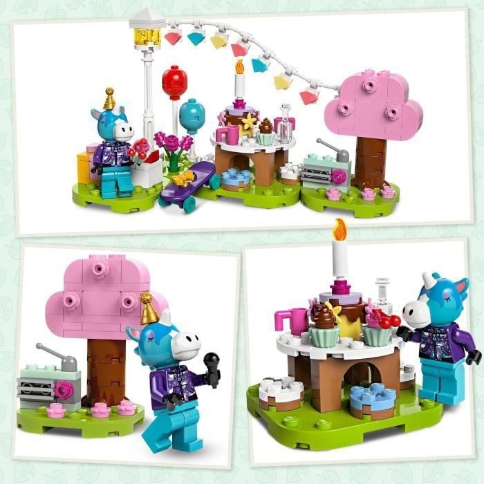 LEGO 77046 Animal Crossing Fiesta de Cumpleaños de Azulino - Juguete Construible con Accesorios para Niños +6 Años 1