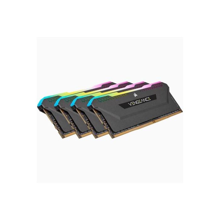 Corsair CMH64GX4M4E3200C16 Vengeance RGB Pro 64GB (4x16GB) DDR4 3200MHz CL16 Kit para PC 0 Corsair CMH64GX4M4E3200C16 Vengeance RGB Pro 64GB (4x16GB) DDR4 3200MHz CL16 Kit para PC 0