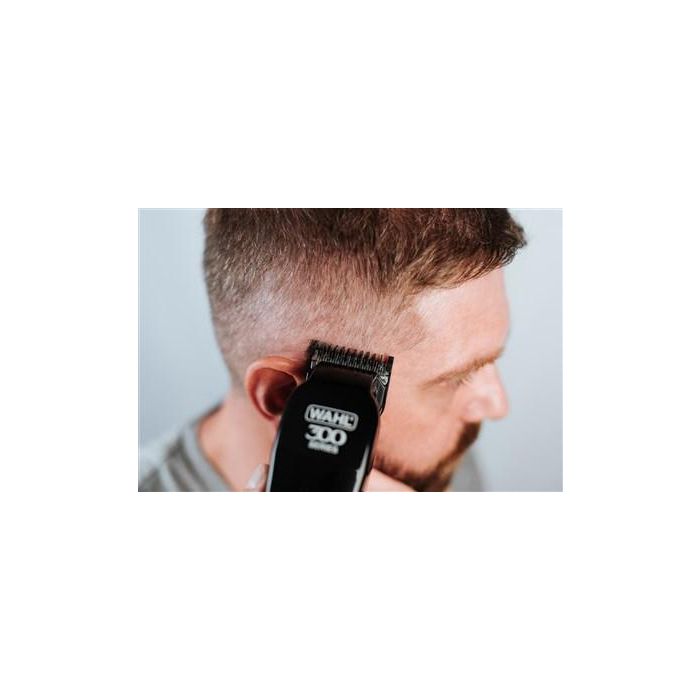 Wahl 20602-0460 Cortapelos con y sin Cable + Cortabarbas Home Pro 300 Recargable 120 min Autonomía Cuchillas Extraíbles 8