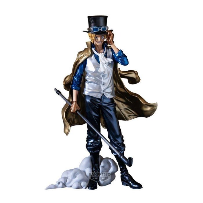 Banpresto One Piece Premium The Metallic - Sabo Figura Pre-pintada 30 cm Acabado Metálico 1