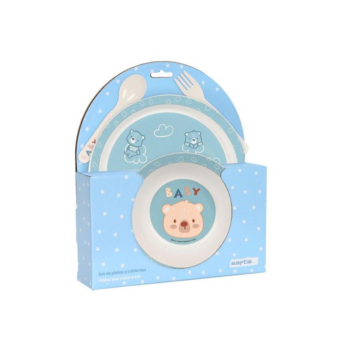 Set de Menaje Infantil Safta Baby bear (4 Piezas)