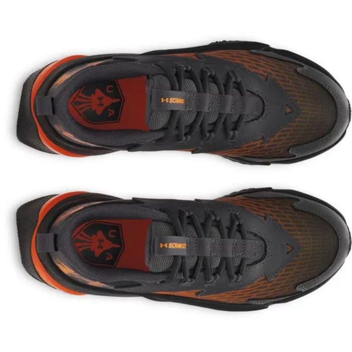 Zapatillas Deportivas Infantiles Under Armour Bgs Scramjet 7 Negro Naranja XL 2