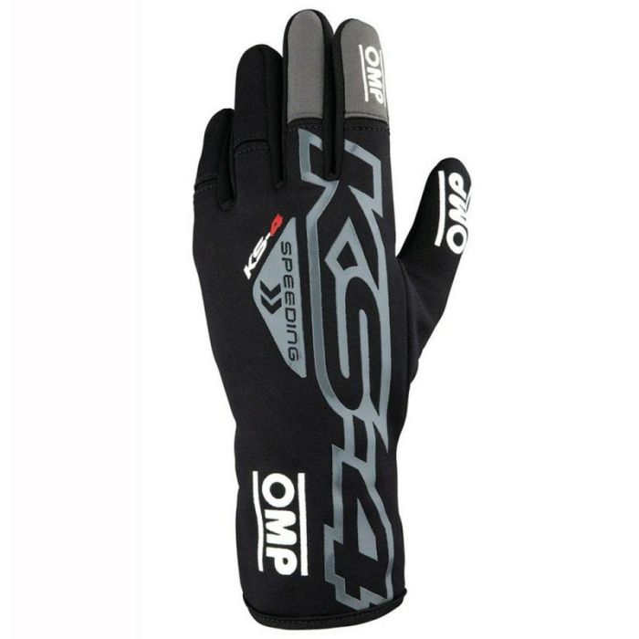 Guantes de Karting OMP KART KS-4 M Negro 4 Guantes de Karting OMP KART KS-4 M Negro 4